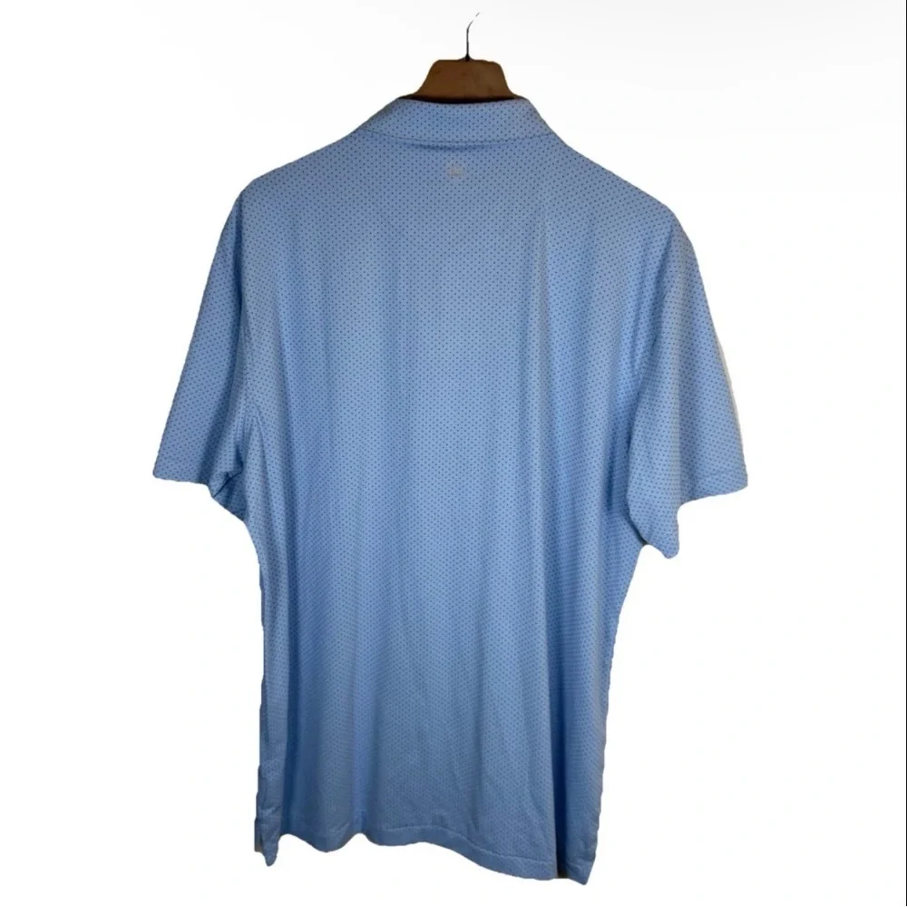 Peter Millar Crown Crafted Golf Polo Size XL Stretch Performance Pocket AOP - Picture 2 of 6